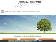 Tablet Screenshot of funerariahermanosballarin.com